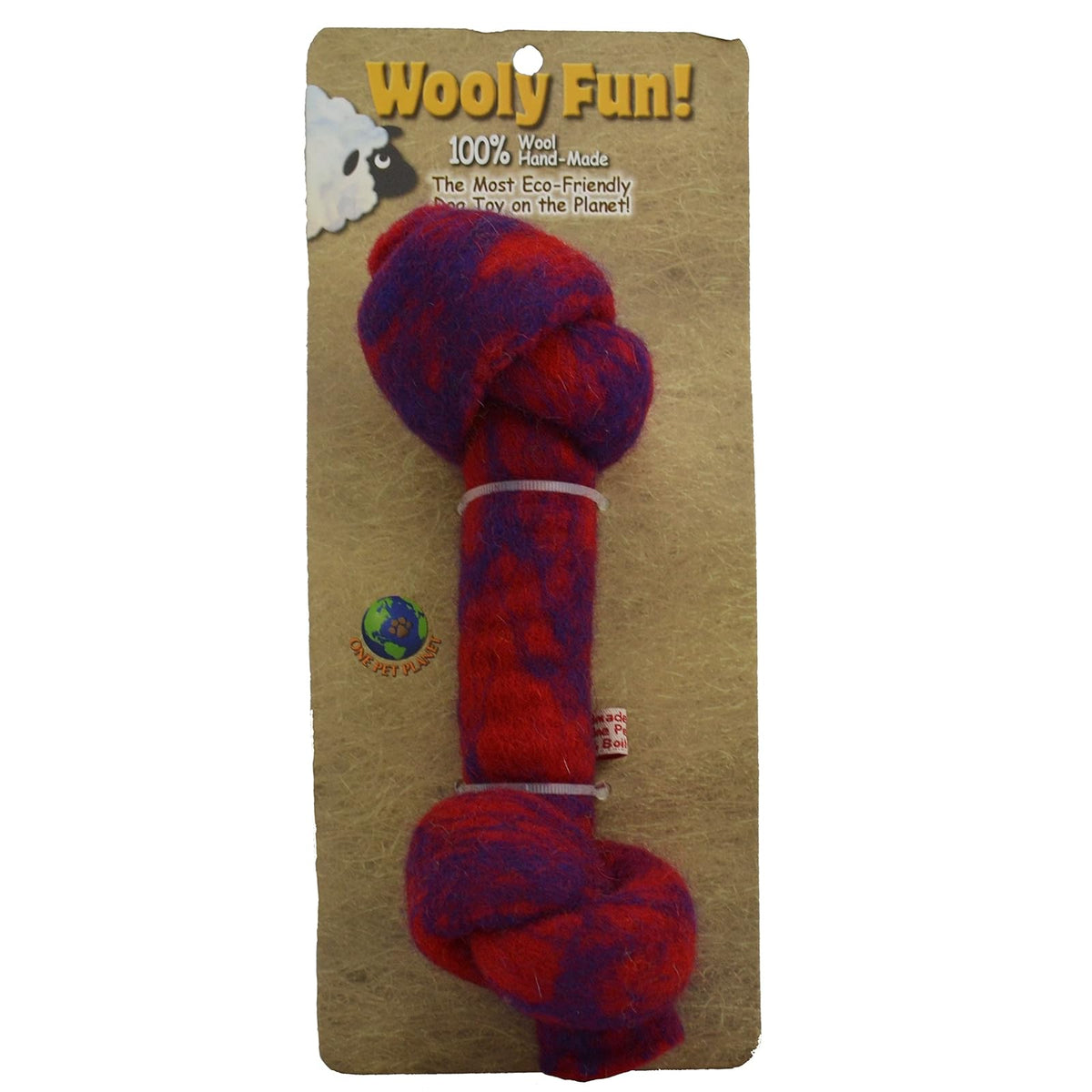 One Pet Planet Pet Toy, 4.5-Inch, Red