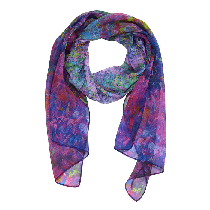 Galleria Enterprises Scarf, One Size, Garden Symphony