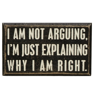 Primitives by Kathy Decorative Signage, 3x5", Black/White