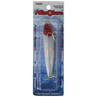 MirrOLure Fishing Hook, 3.25in 3/8oz, Red Hd/White/Silver
