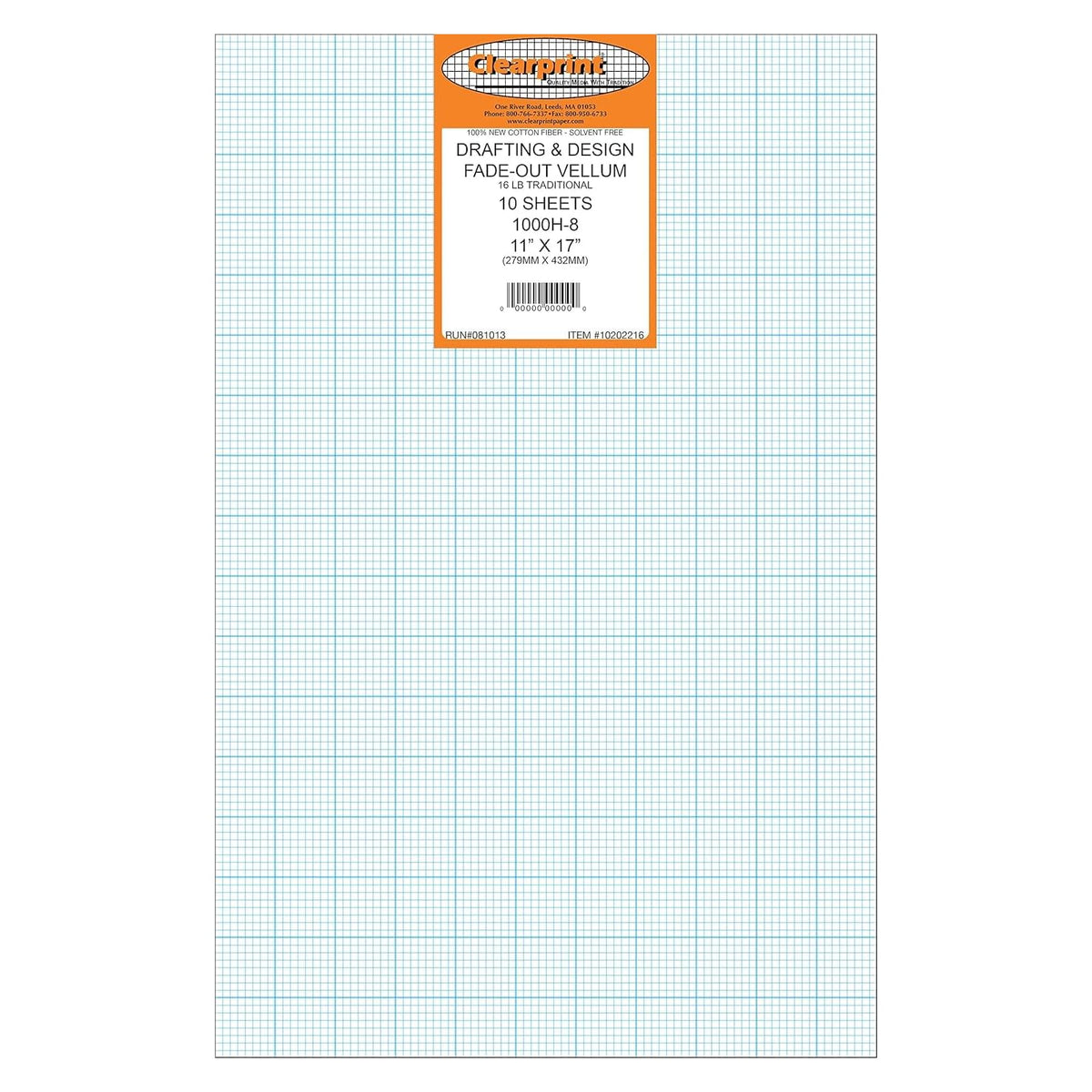 Clearprint Art Media Paper, 24 x 36 Inches/10 sheets, GRAY