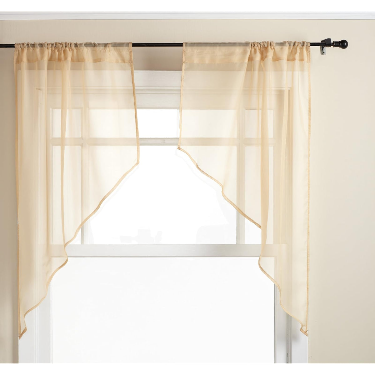 Stylemaster Curtain, 56"W x 38"L (Pack of 1), Gold