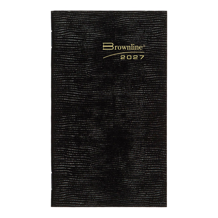 Rediform Planner, 6" x 3.5", Black