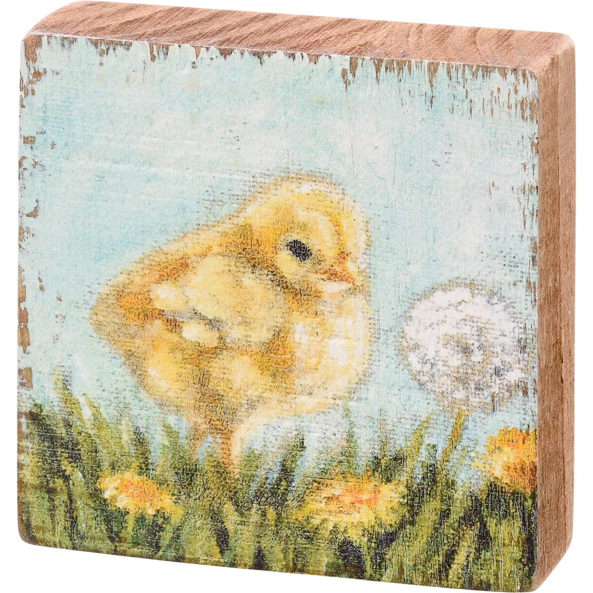 Primitives by Kathy Decorative Signage, 3 inches x 3 inches, Multicolor
