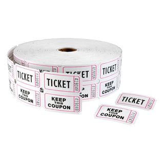 Maco Ticket Roll, 7.13 x 7.13 x 2 inches, White
