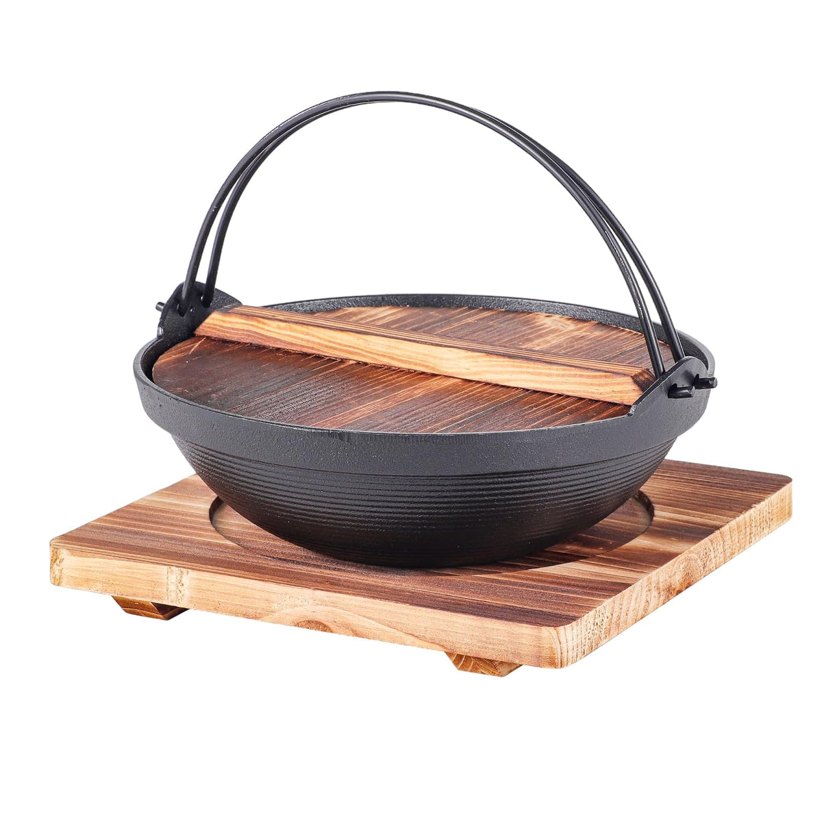 Urban Tokyo Cooking Pot, 1.3 Quarts, Black/brown