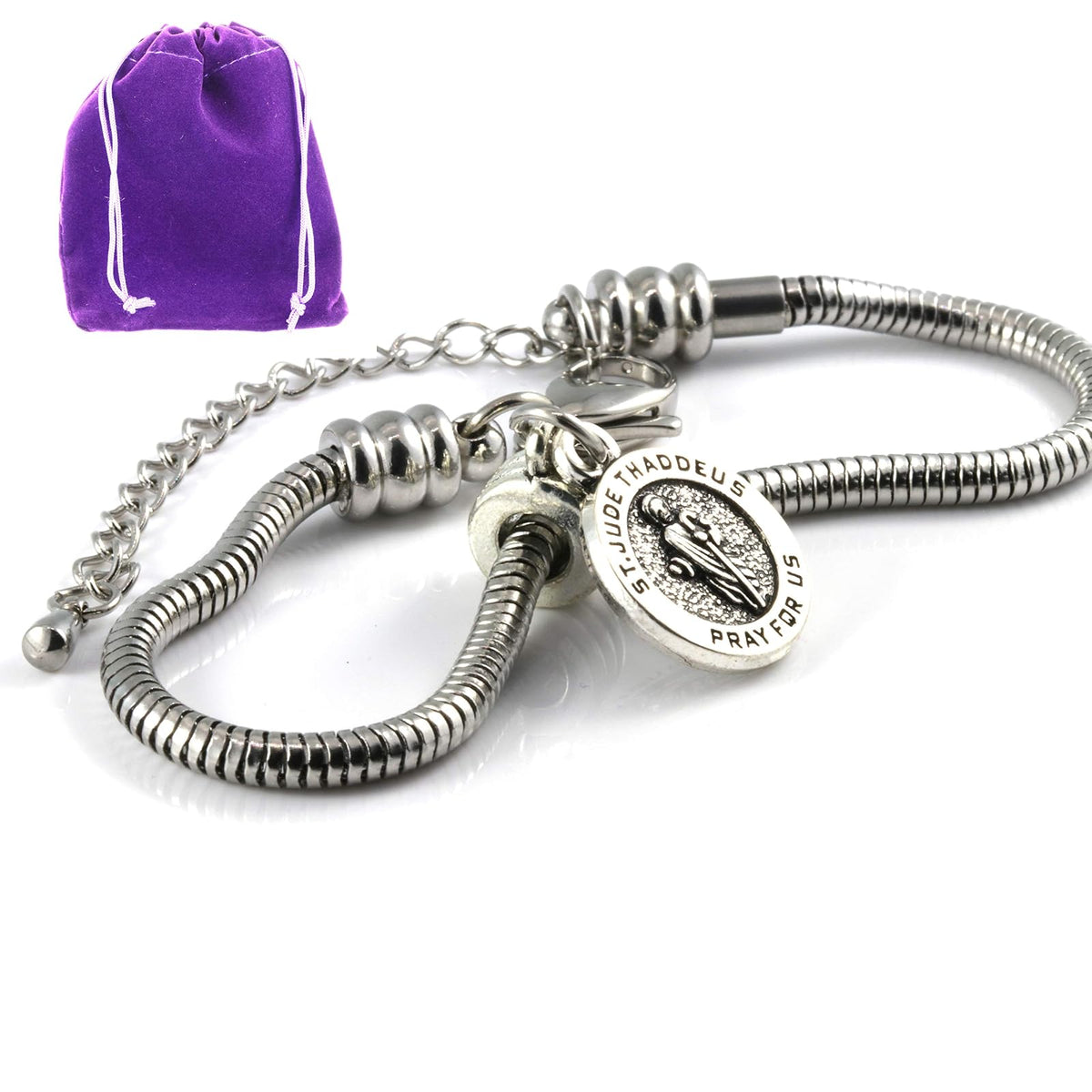 Dave The Bunny Bracelet, Green, Chain,Charm
