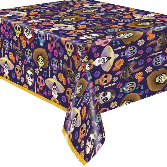 Unique Industries Disney Coco Rectangular Plastic Tablecover - 1 Pc