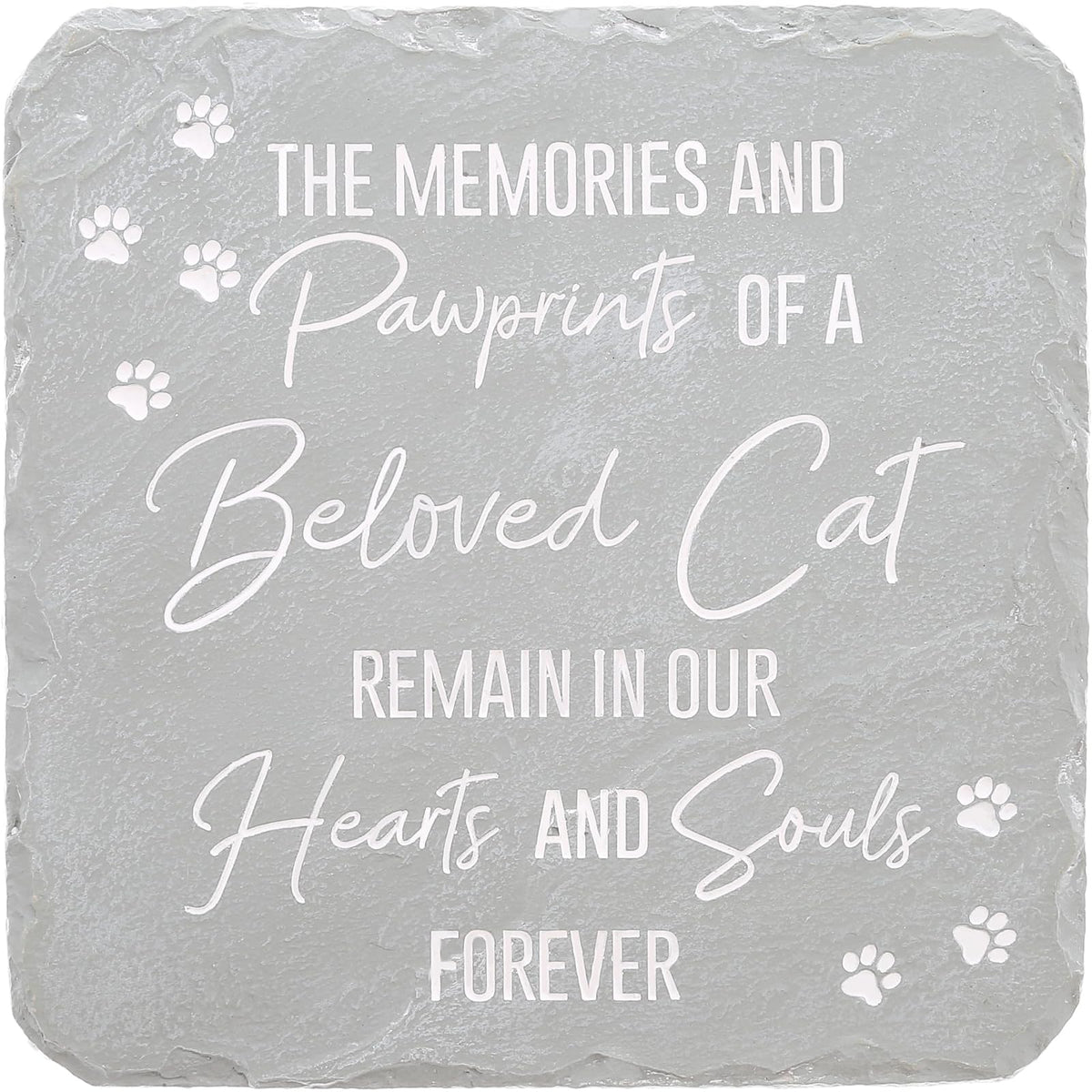 Pavilion Gift Company Decorative Signage, 7.75" x 7.75" x 0.75", Light Gray, Whi