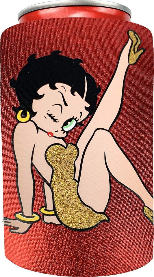 Spoontiques Betty Boop Can Coolers, One size, Red