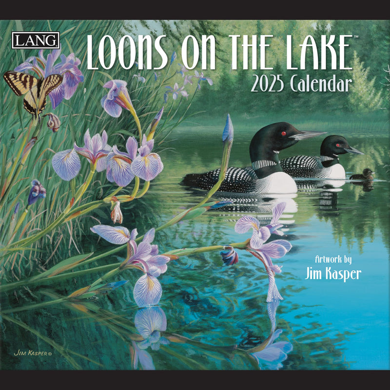 LANG Loons On The Lake 2025 Wall Calendar (25991001925)