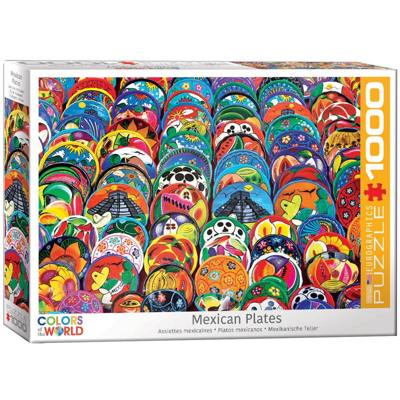 EuroGraphics 5421 Mexican Ceramic Plates Puzzle (1000 Piece)