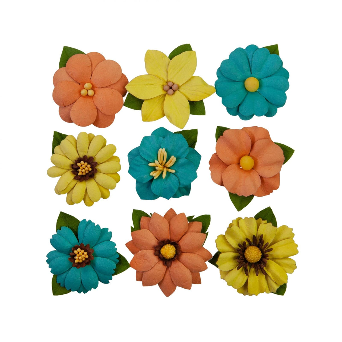 PRIMA MARKETING INC Artificial Plant, Majestic Flowers Shining 9 Pcs, 1.5", Maje