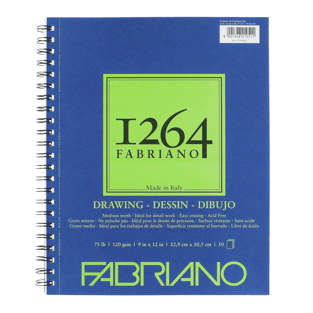 Fabriano Art Media Paper, 9 x 12, White