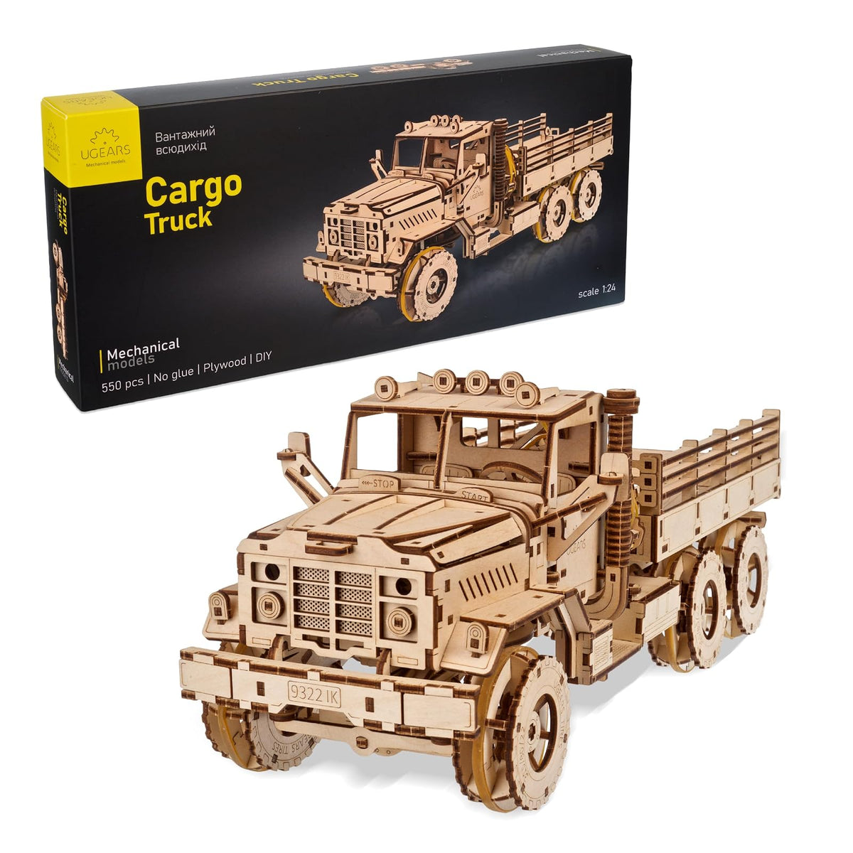 UGEARS Puzzles, 5.9-inch, Cargo Truck, 3D