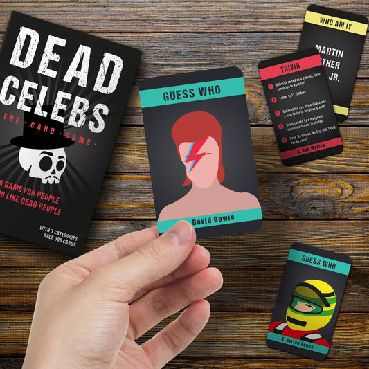 Gift Republic Dead Celeb Card Game