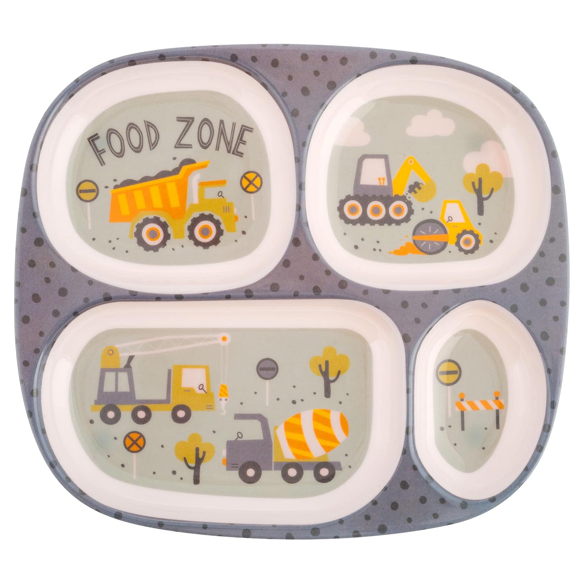 Stephen Joseph Dishware Plate, Medium, Construction
