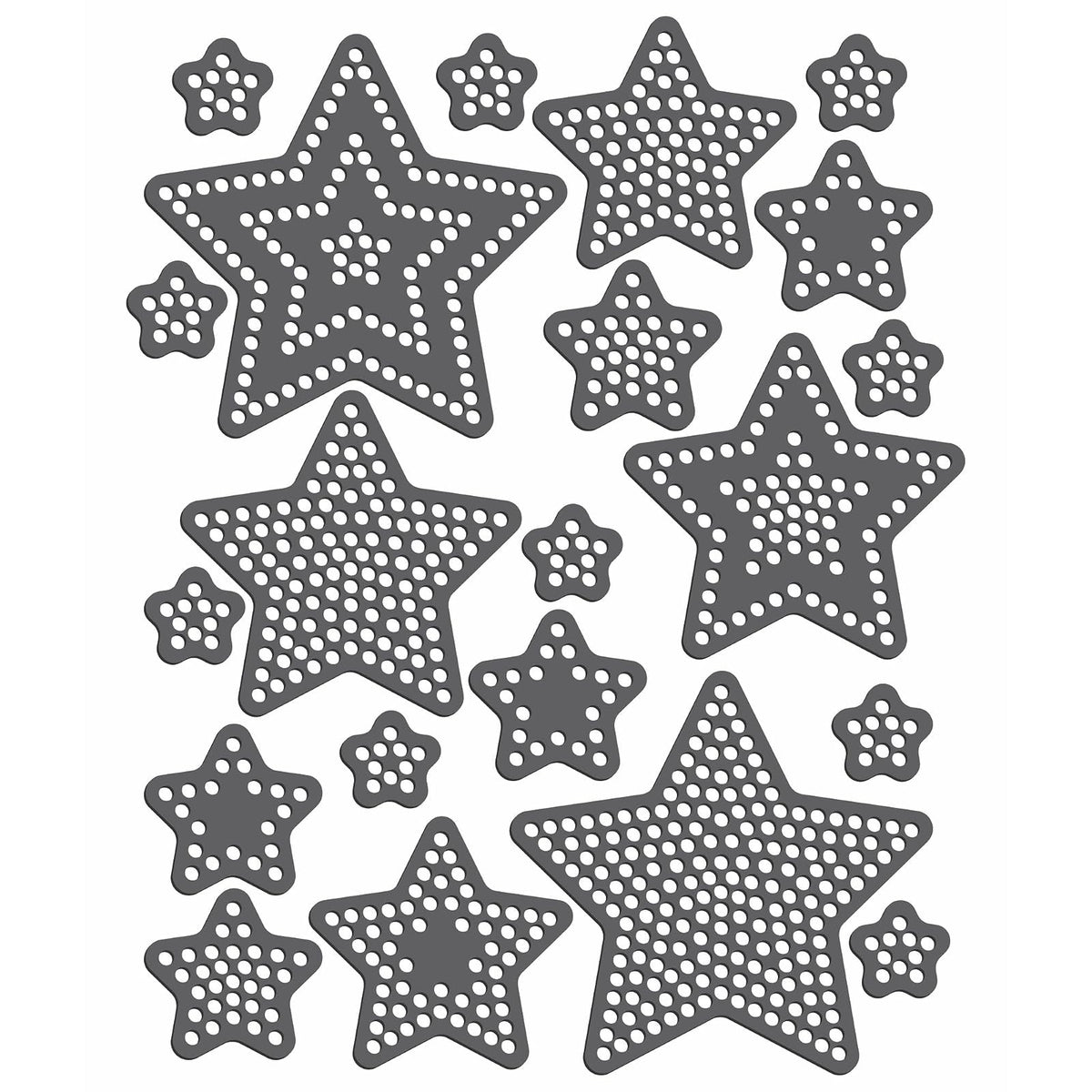 Rhinestone Genie Template Stencil, 4" x 6" (10.16cm x 15.24cm), 3mm (10ss), Blac