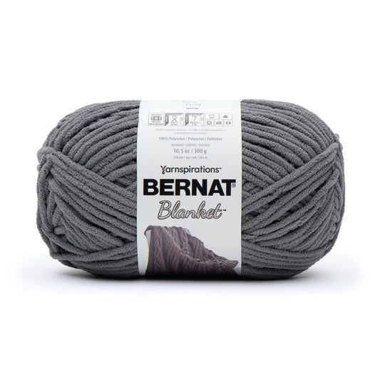 Spinrite Yarns (CA) Bernat Blanket Yarn, Dark Grey