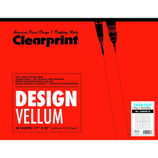 Clearprint Art Media Paper, 17 x 22 inches, White