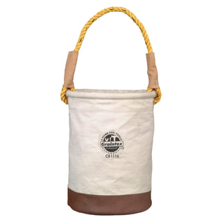 Graintex Bucket, 18-Inch deep and 12-Inch diameter, White