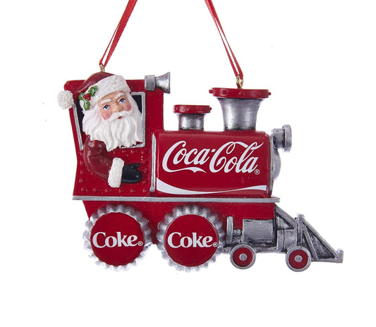Kurt Adler Coca-Cola Santa Train Ornament