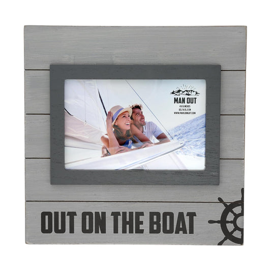 Pavilion Gift Company Picture Frame, 6" x 4", Gray, Black