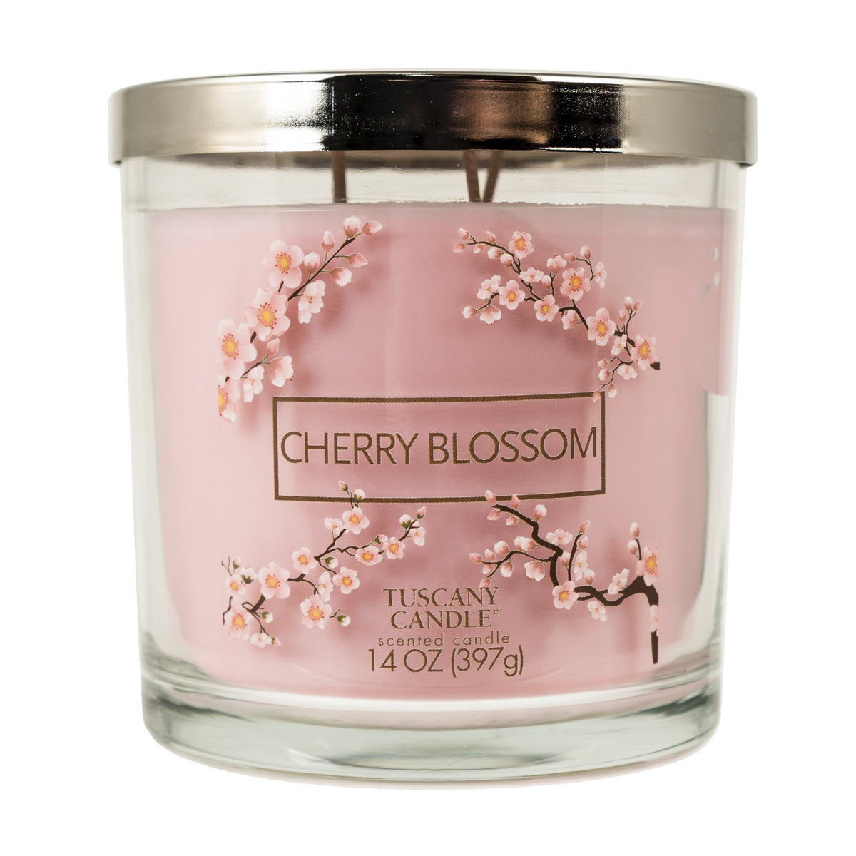 Tuscany Candle Candle, 14 oz, Pink