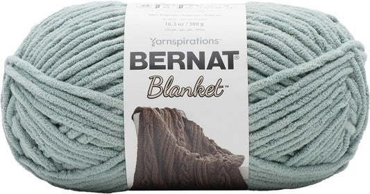 Spinrite Yarns (CA) Bernat Blanket Yarn, 10.5 oz, Misty Green, 1 Ball