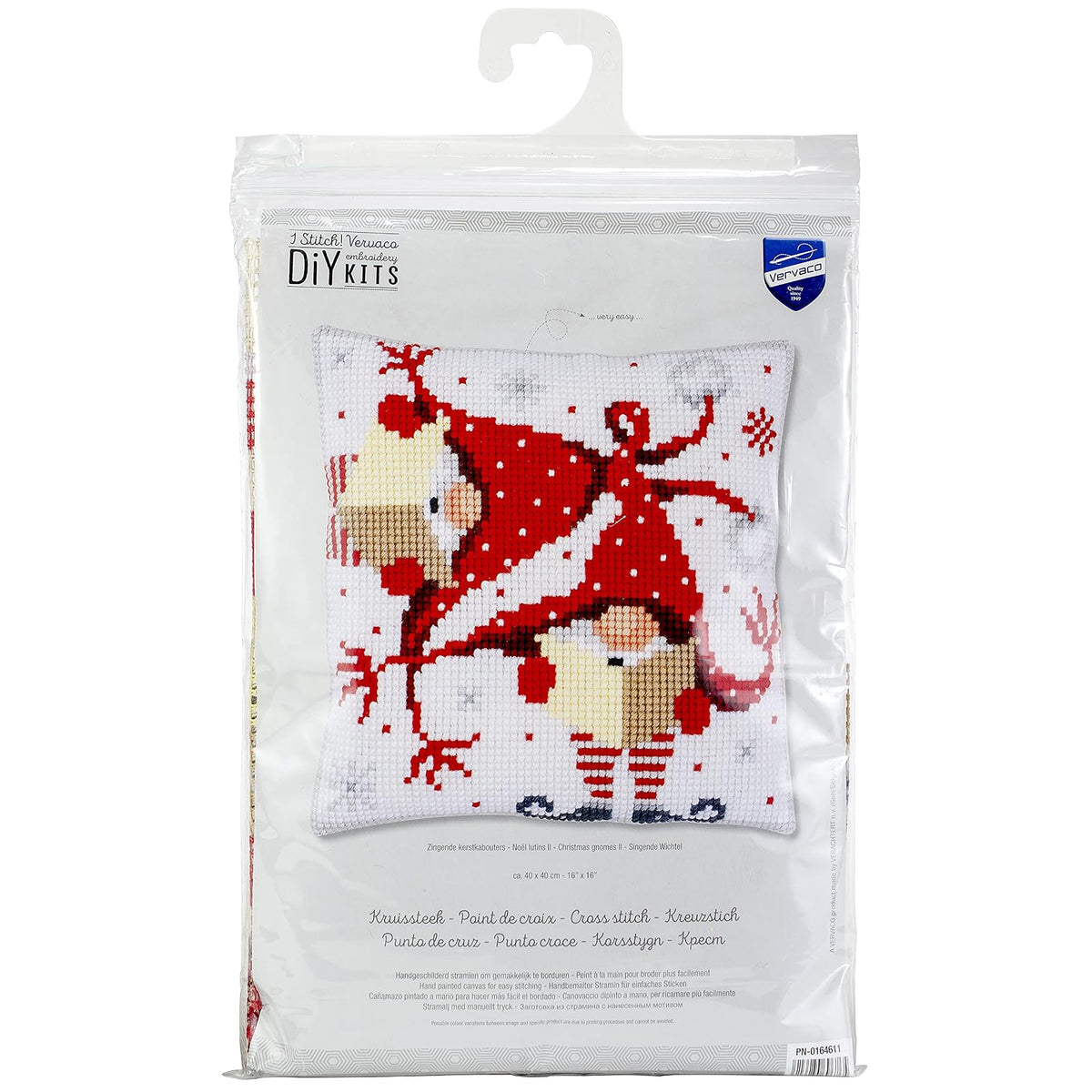 Vervaco Art Craft Kit, 16" x 16", multicolor