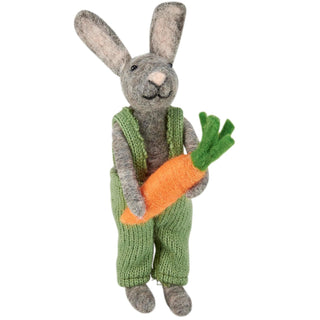 Primitives by Kathy Figurine, 3.50" x 9.75" x 2", Garden Rabbit