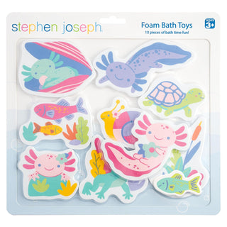 Stephen Joseph Bath Toy, Small, Axolotl