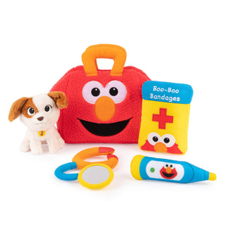 GUND Toys And Games, One Size, Elmo & Tango Checkup Playset