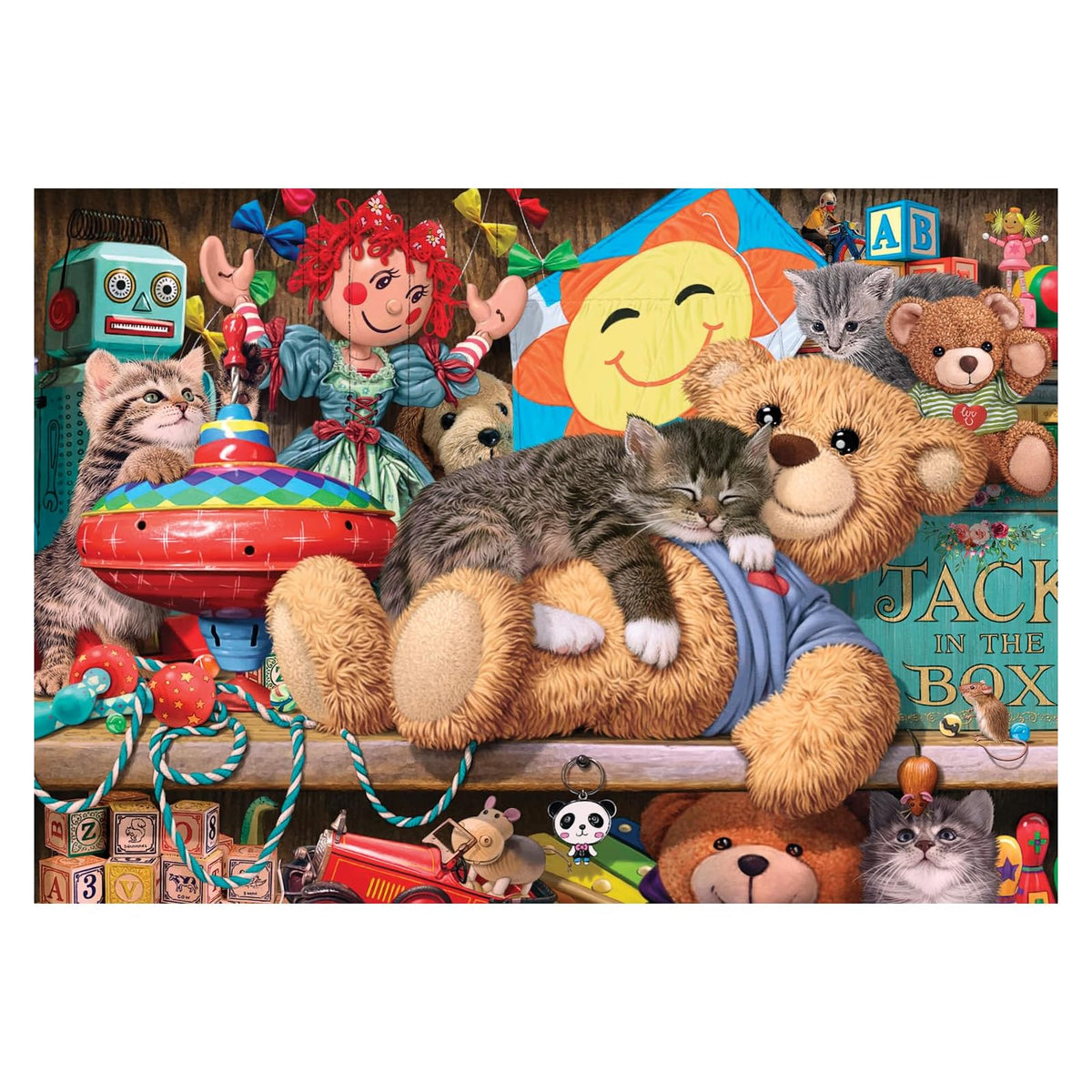 Anatolian Puzzles, Large, Toy Cupboard Kitten