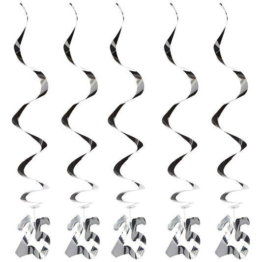 Beistle Hanging Ornament, 1 Count (Pack of 1), Silver