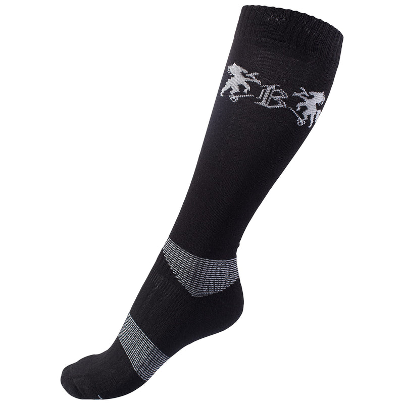 B Vertigo Geox Warm Riding Socks Black 8.5-10