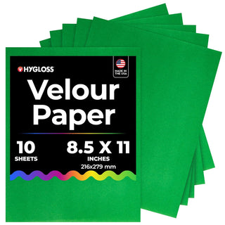 Hygloss Art Media Paper, 8.5 X 11 Inches, Green