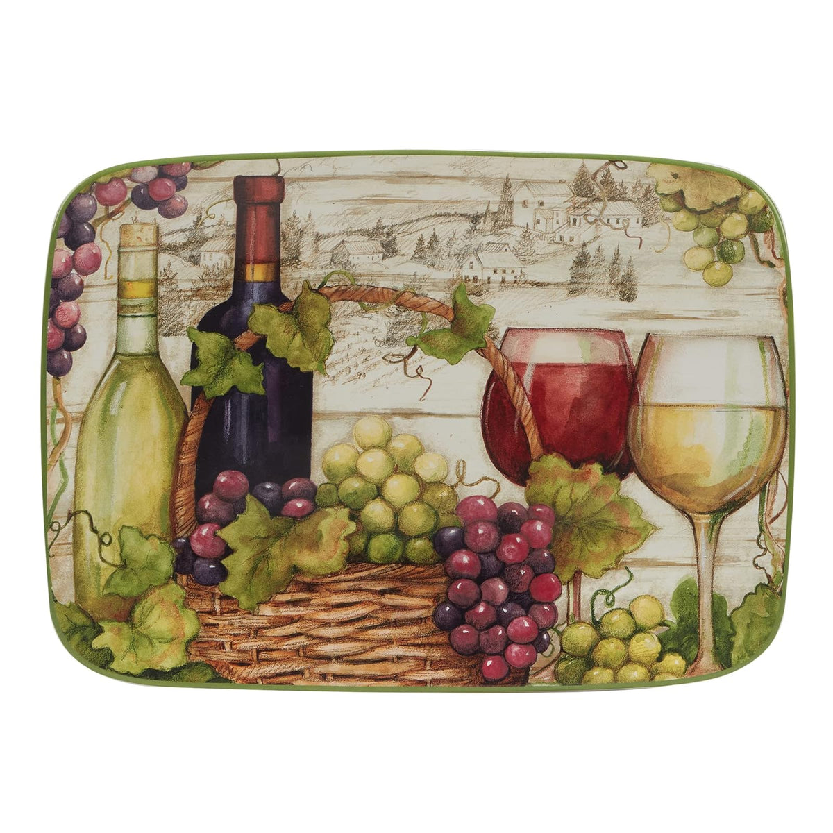 Certified International Dishware Plate, Large, Multicolor
