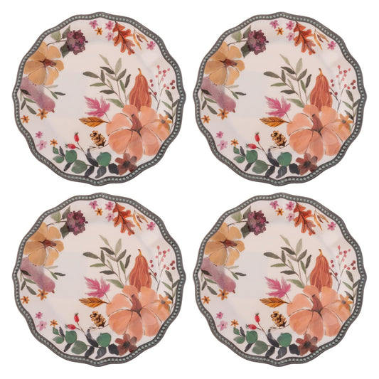 Karma Dishware Plate, Salad Plates, Autumnal Spice