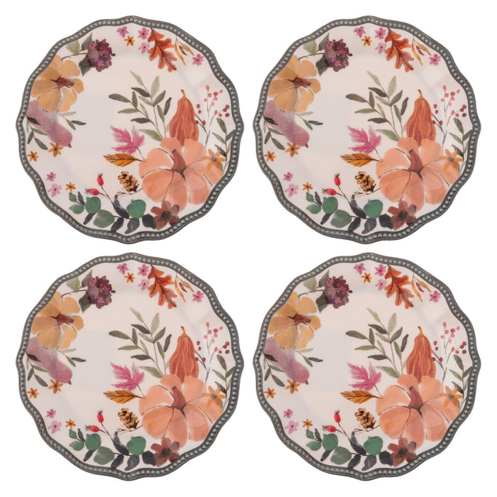 Karma Dishware Plate, Salad Plates, Autumnal Spice