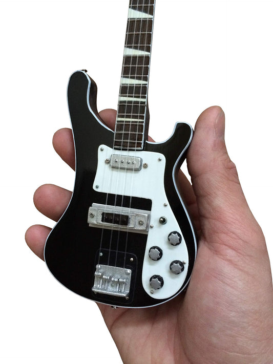 Fan Merch Mini Guitar Geddy Lee Collectible 4001 Black Miniature Bass Guitar Replica