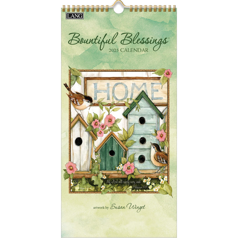 LANG Bountiful Blessings™ 2025 Vertical Wall Calendar (25991079114)