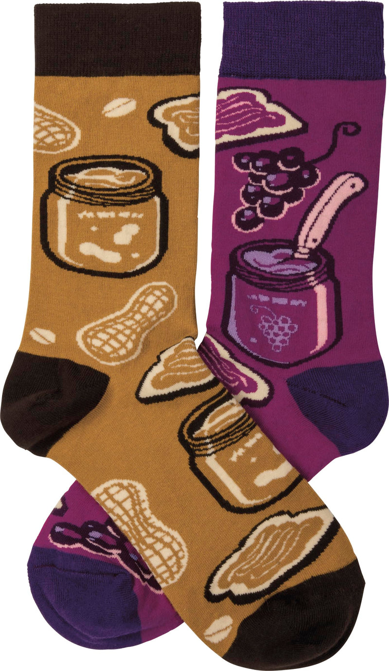 Socks - Peanut Butter & Jelly
