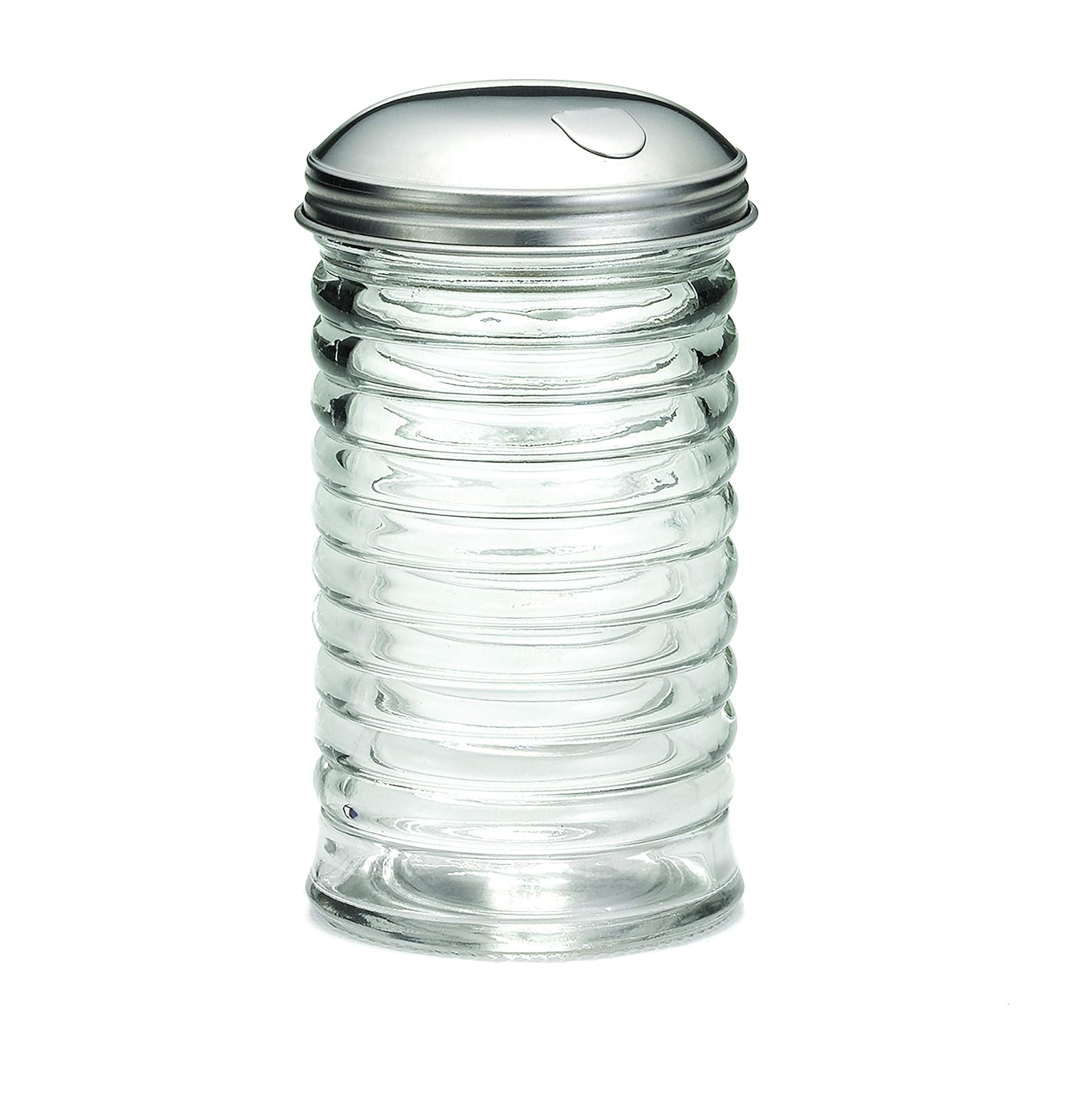 TableCraft Glass Beehive Sugar Pourer w/ Side Flap Cover