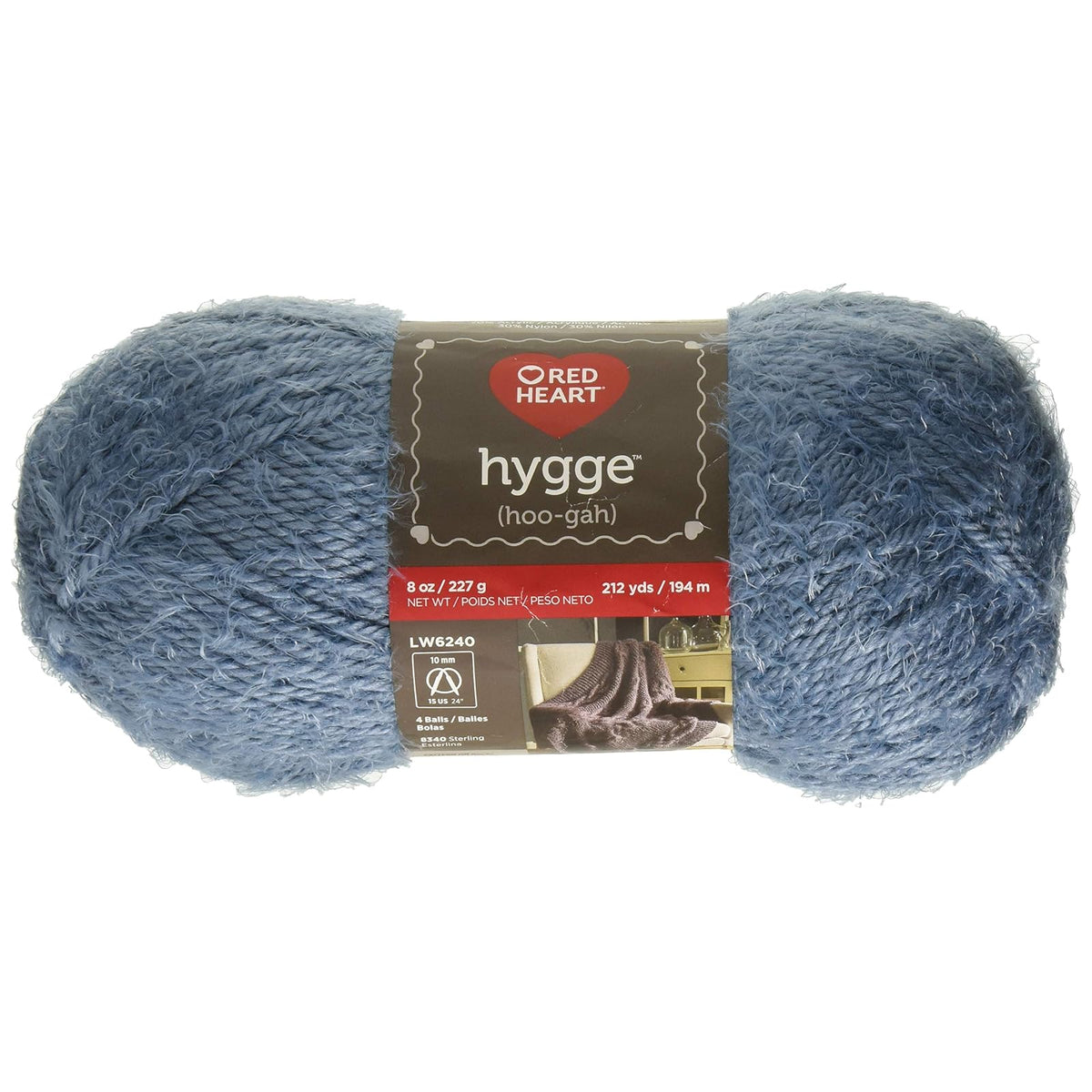 Red Heart Yarn, 8 oz, Slate Blue