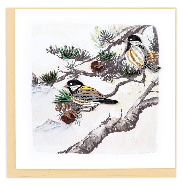 Quilling Card Greeting Card, 6x6 inches, Multi