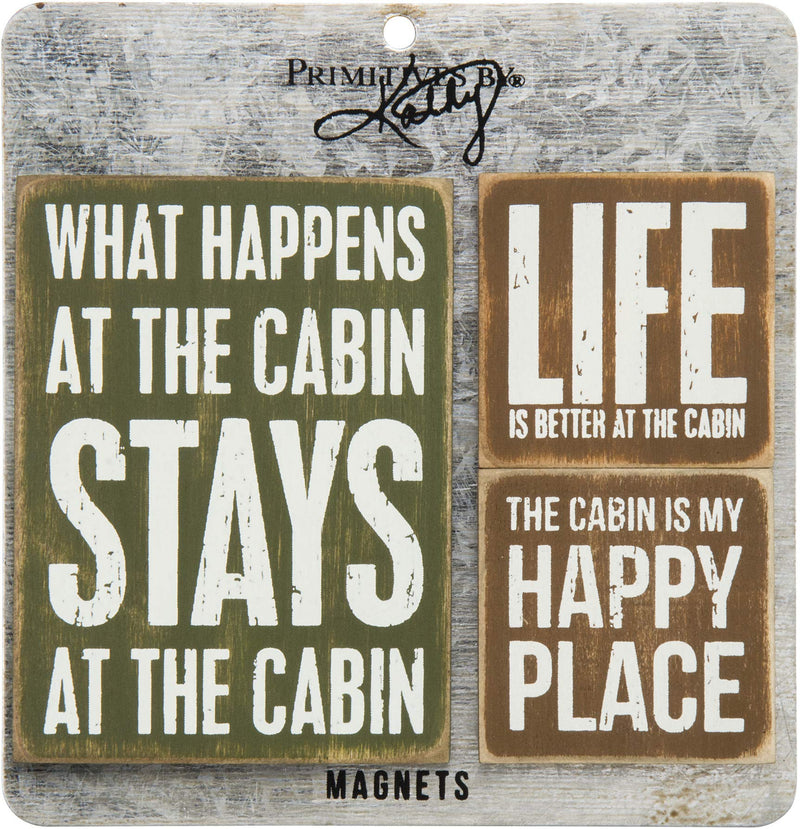 Cabin Magnets - Set of 3