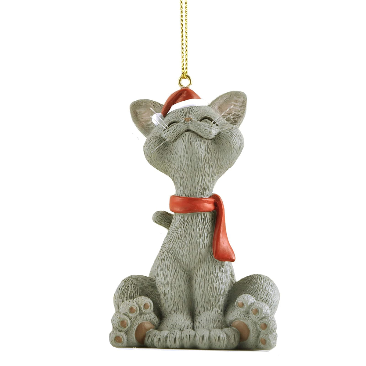 JFSM INC. Hanging Ornament, 3.25" x 2" x 1.75", Grey