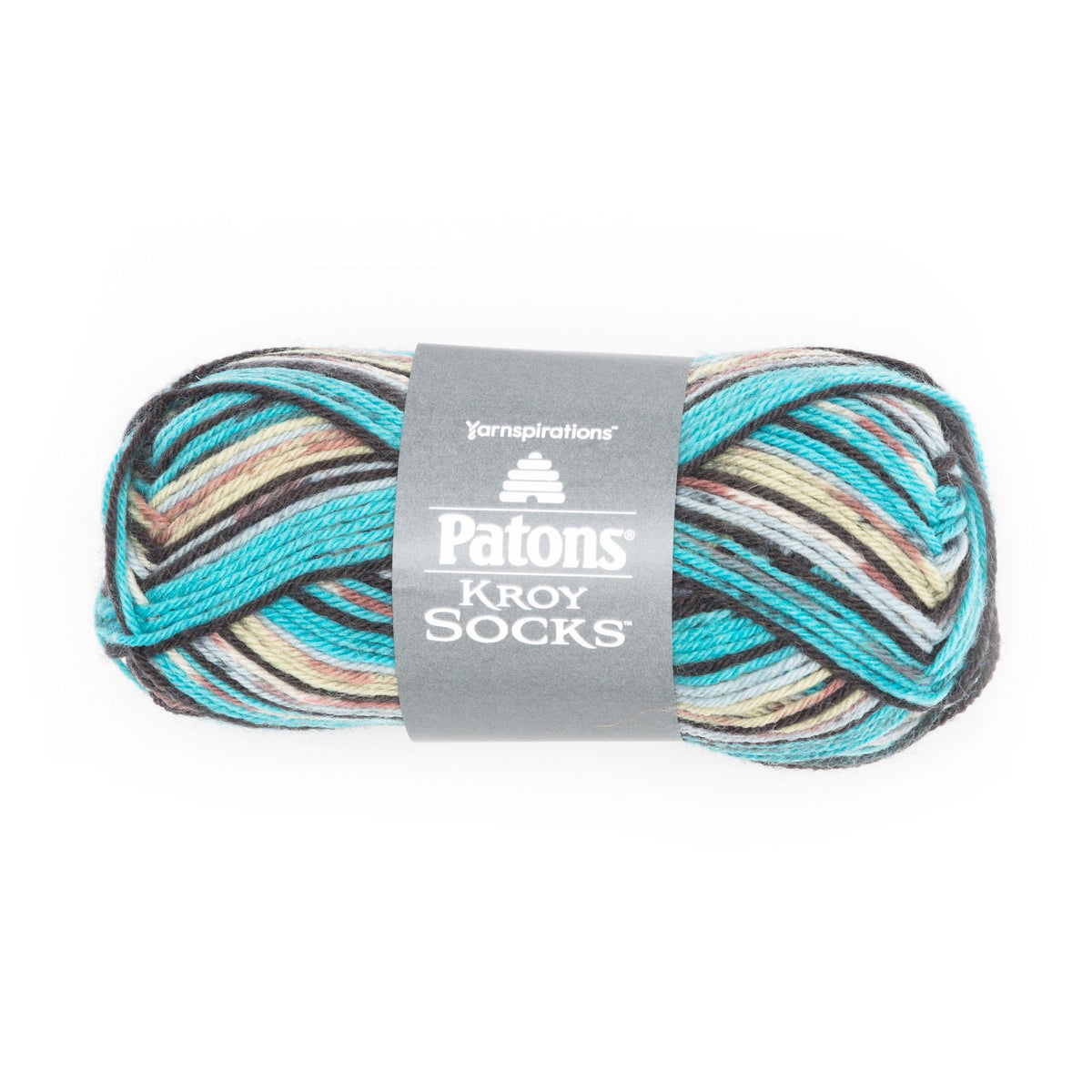 Patons Yarn, 50 g/1.75 oz, 152 meters/166 yards, Turquoise Jacquard