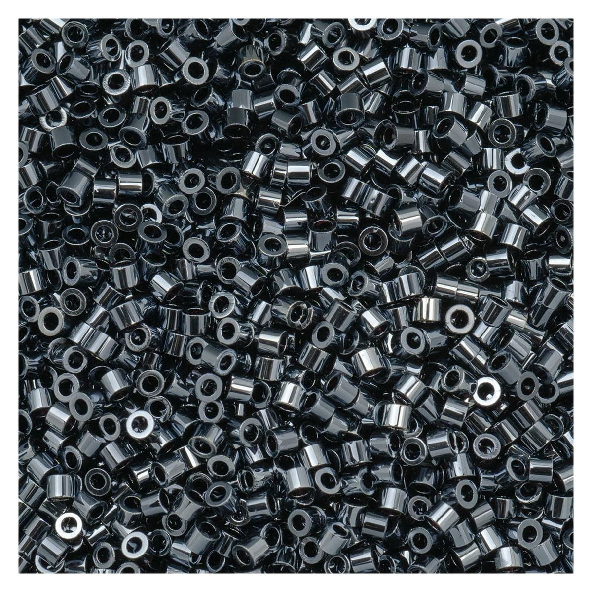 John Bead Craft Bead, Size 11, Gunmetal